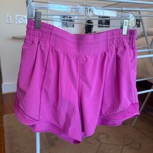lululemon athletica Vibrant Pink Athletic Shorts